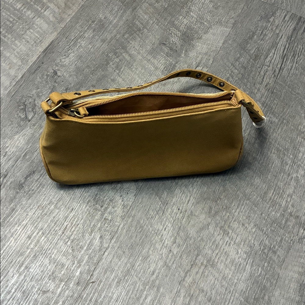 Vintage 90s suede Chateau hand purse - Picture 4 of 4